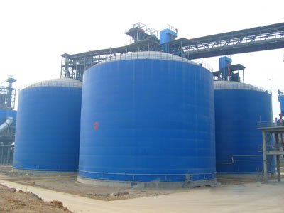 渝水水泥钢板库改造