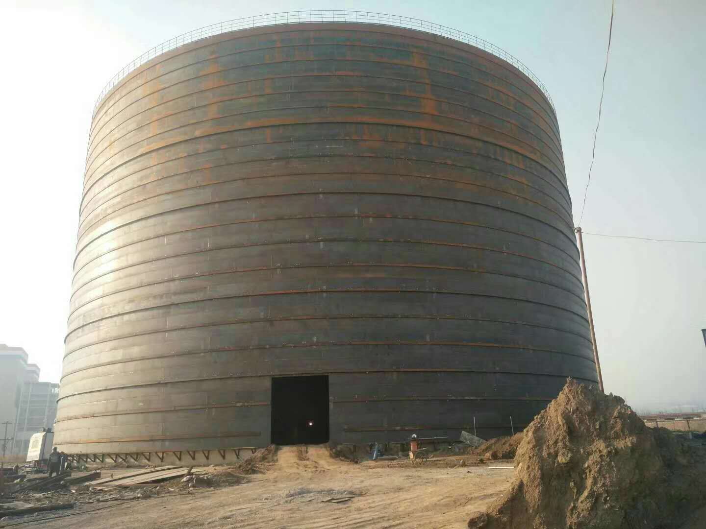 渝水承建大型钢板库的好处及原理